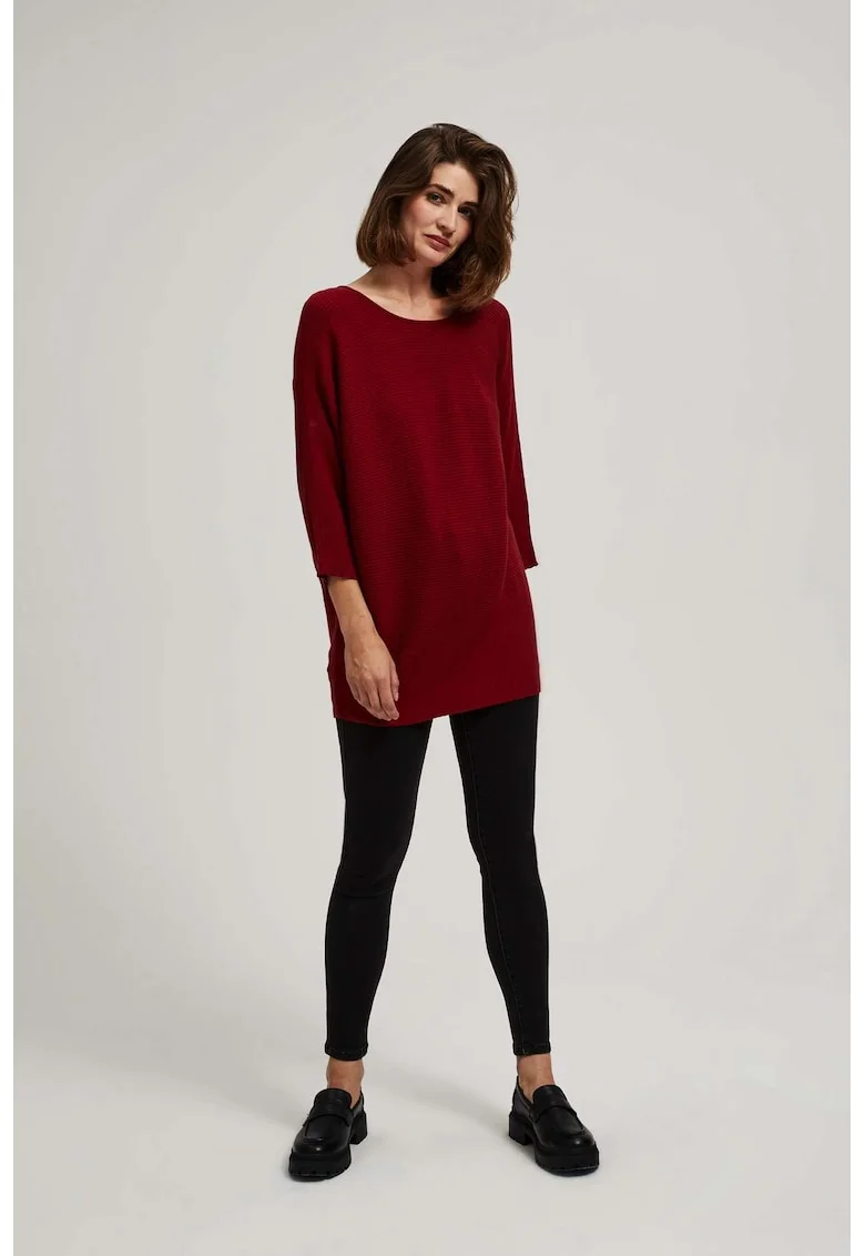 Pulover tip liliac bordo, Rosu