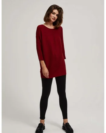 Pulover tip liliac bordo, Rosu