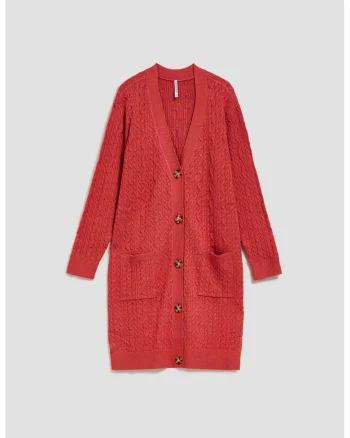 Cardigan lung zmeuriu, Rose Symphonic