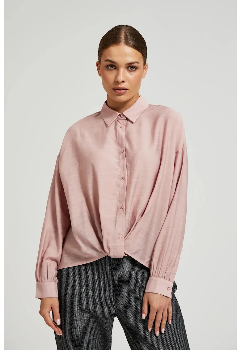 Camasa roz cu tiv asimetric, Rose Symphonic