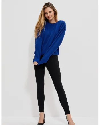 Pulover casual  Z-SW-3917, Bleumarin