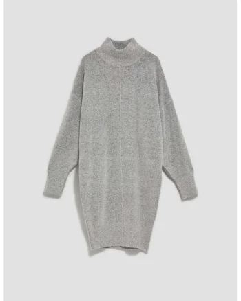 Rochie gri deschis cu guler, Gri
