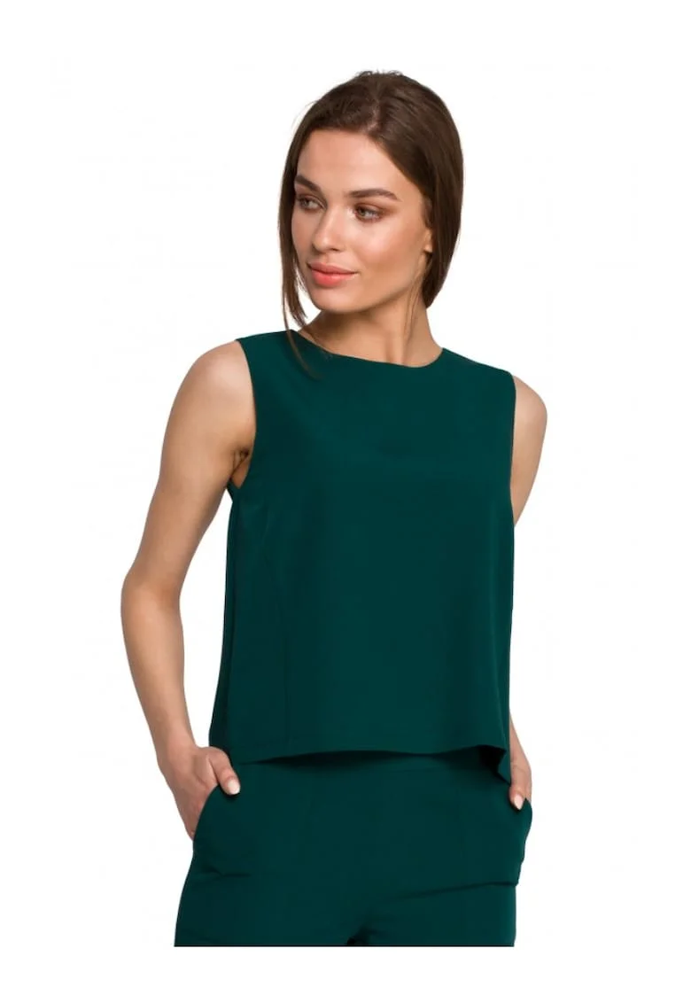 Stil Bluza de dama Amfodas S257 verde, Verde