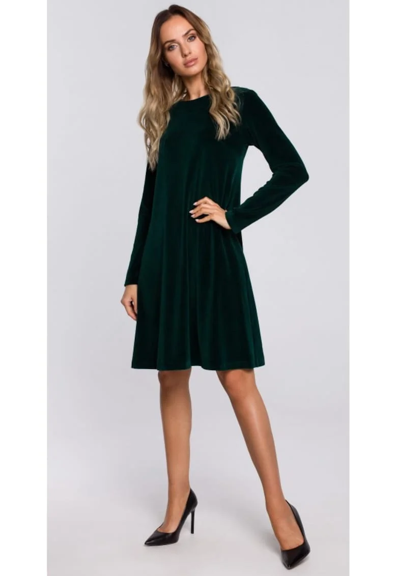 Made of Emotion Rochie casual de dama Duga M566 verde, Verde