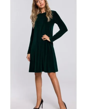 Made of Emotion Rochie casual de dama Duga M566 verde, Verde