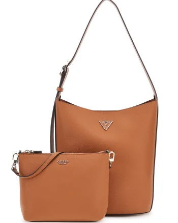 Geanta tote din piele ecologica cu etui interior detasabil, Portocaliu mandarina