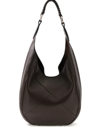 Geanta hobo de piele cu etui interior Pauline, Maro