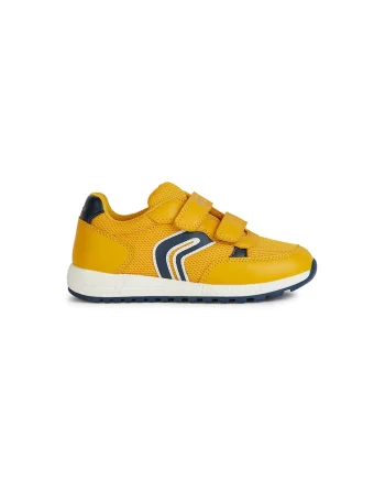Pantofi sport din piele ecologica si material textil, Maro deschis