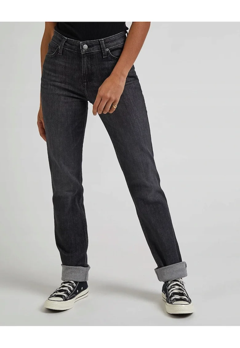 Pantaloni Dama,  30/31arion, 30/31, Croi Drept, Stil Drept, Regulamentar, Inaltimea Taliei Inalt, Ridicat, Inchidere Fermuar, Negru