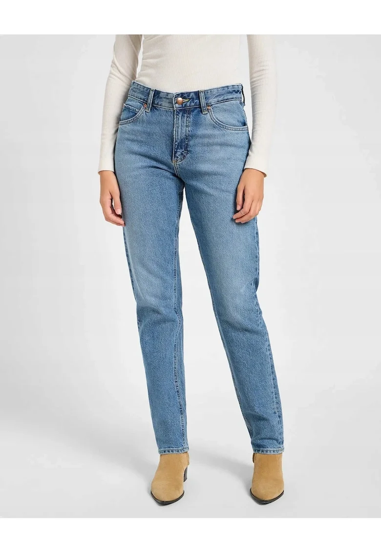 Pantaloni Dama, 32/31ee, Rider, 32/31, Croi Slim Fit, Stil Ingustat, Ajustat, Inaltimea Taliei Medie, Regulata, Inchidere Fermuar, Albastru