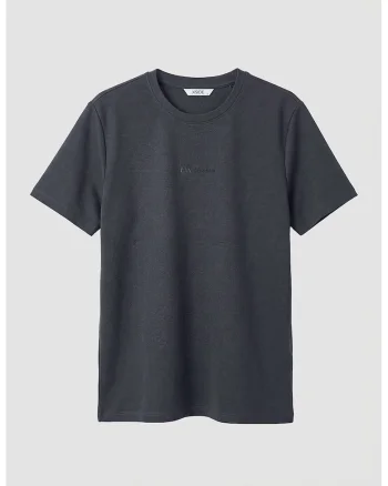 Tricou uni din amestec de bumbac, Gri antracit