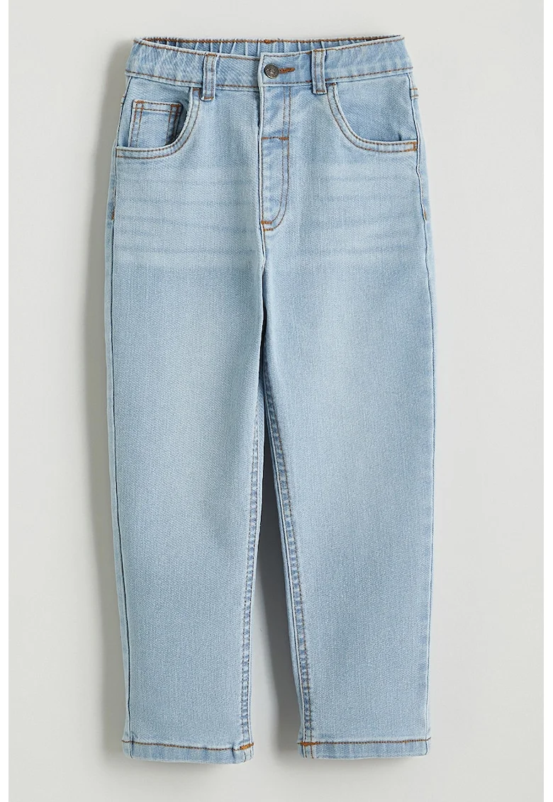 Blugi relaxed fit, Albastru deschis