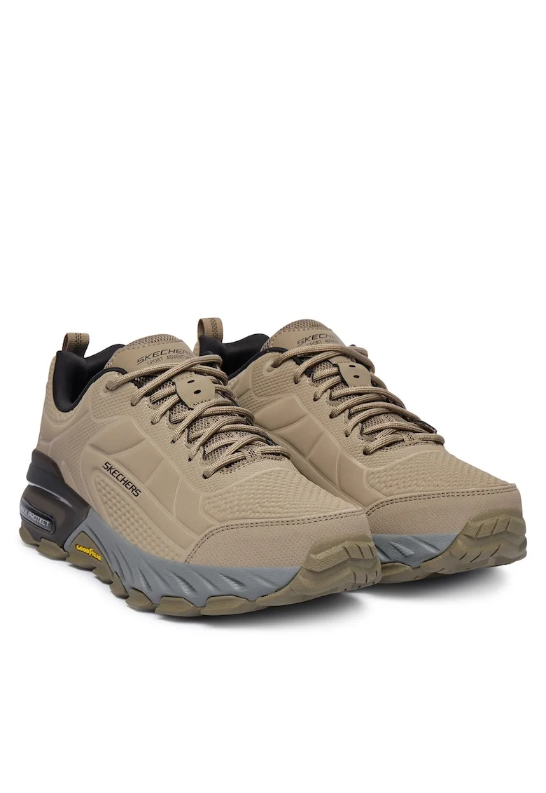 Ghete trekking barbati  Max Protect, piele ecologica, maro