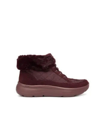 Ghete sport dama,  cizme Burgundy, tesatura