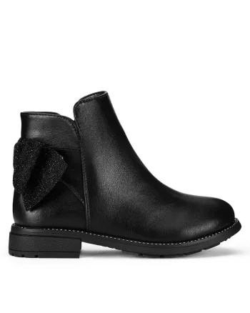 Botine fete,  negru