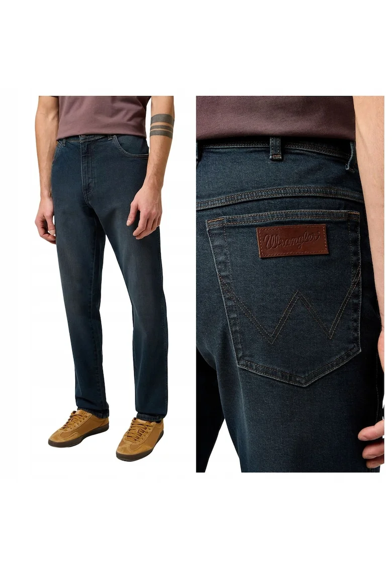 Blugi slim fit cu talie medie River, Albastru