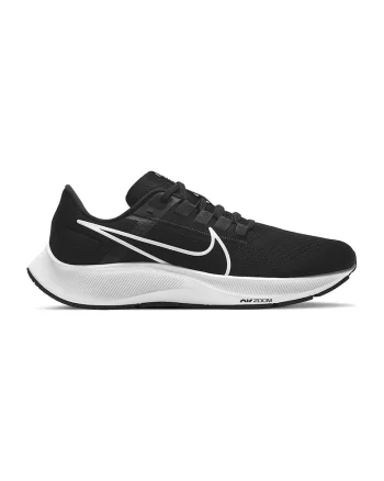 Pantofi de plasa cu aspect tricotat pentru alergare Air Zoom Pegasus 38, Negru