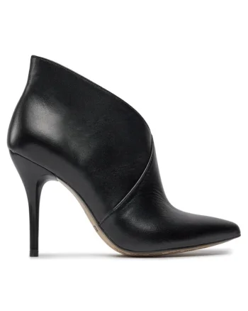 Botine dama,  19129061737, Piele naturala, Negru