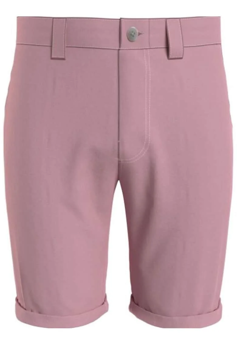 Pantaloni scurti cu buzunare, Roz somon