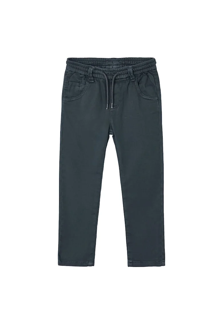 Pantaloni baieti  3572, Bumbac/Poliester, 6, Verde, Gri