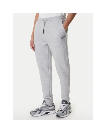 Pantaloni sport barbati,  gri, bumbac si poliester
