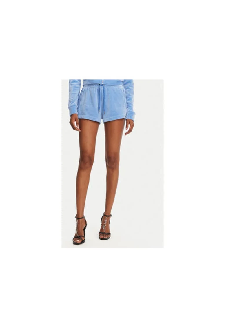 Pantaloni scurti sport dama  JCWH121001, Poliester/Elastan, Negru