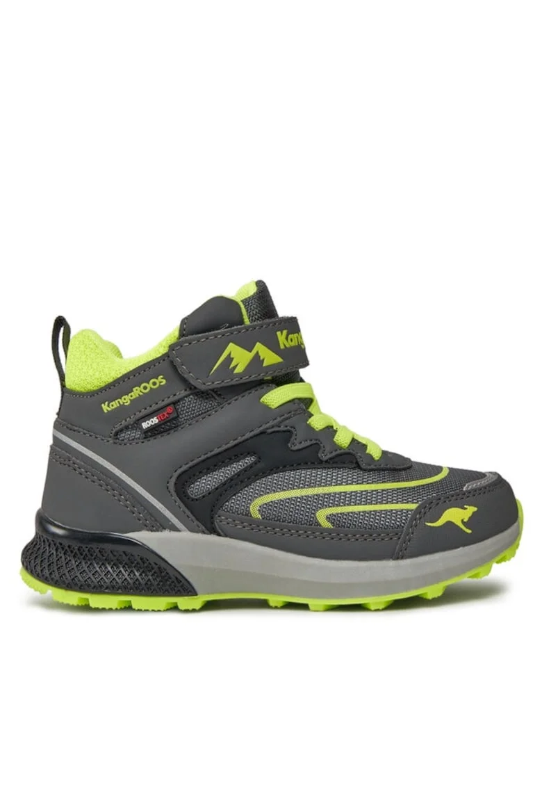 Pantofi copii  301090335, Piele ecologica/Textil, Gri