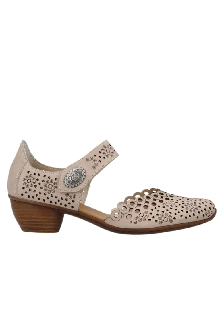 Pantofi casual, dama,  ANTISTRESS, 43753-61 bej, piele naturala