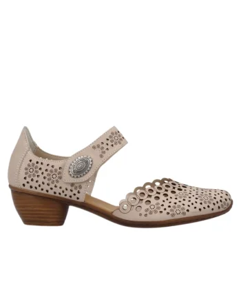 Pantofi casual, dama,  ANTISTRESS, 43753-61 bej, piele naturala