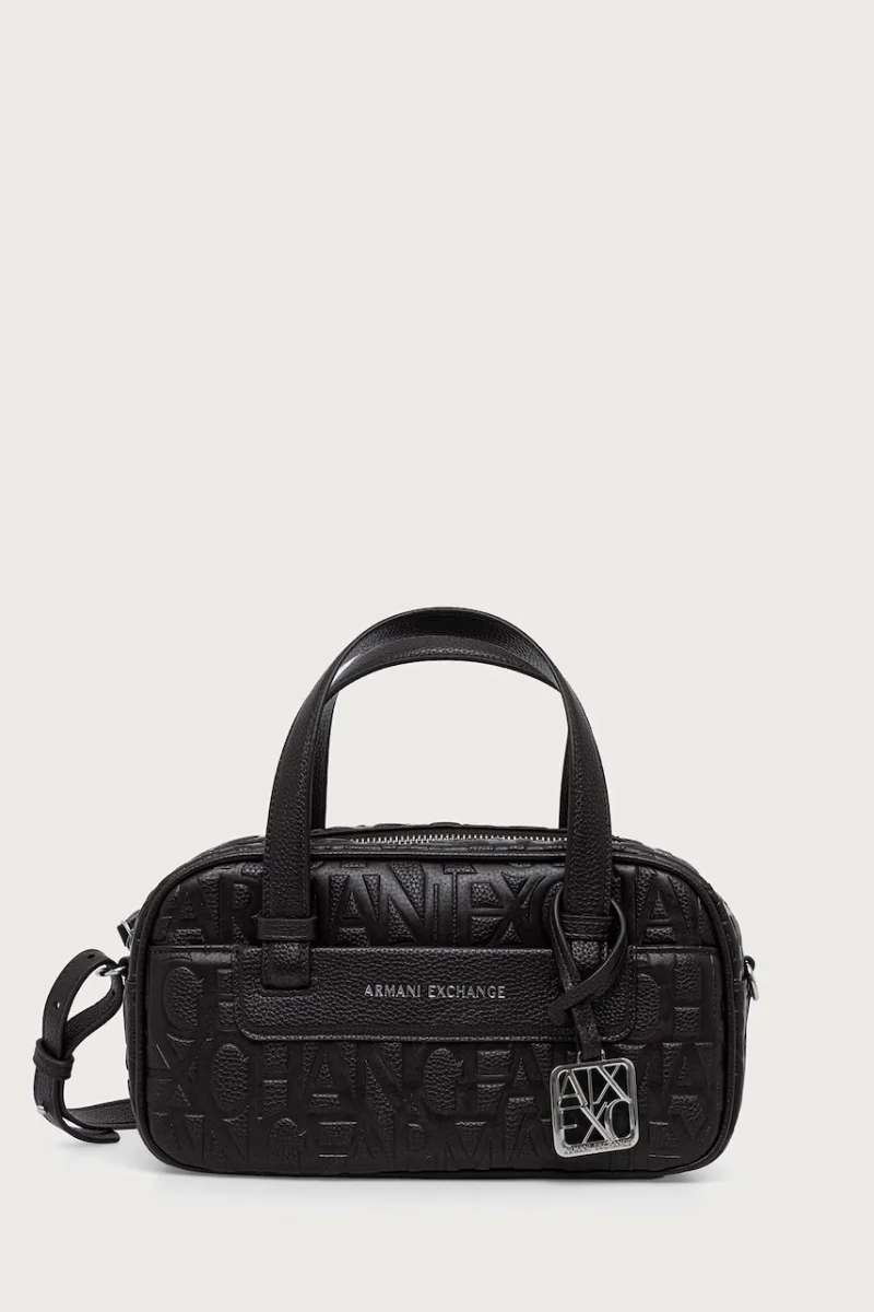 Armani Exchange geantă baguette pentru femei cu imitație de piele