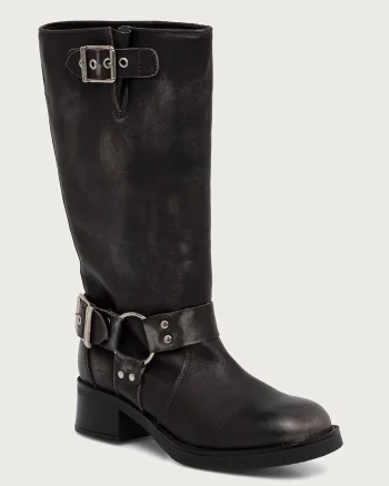 Steve Madden cizme de ofițer pentru femei din piele Beau