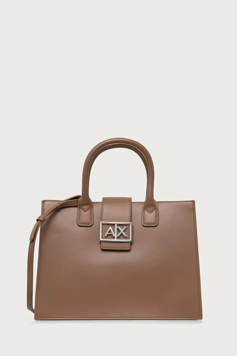 Armani Exchange geantă shopper pentru femei cu imitație de piele