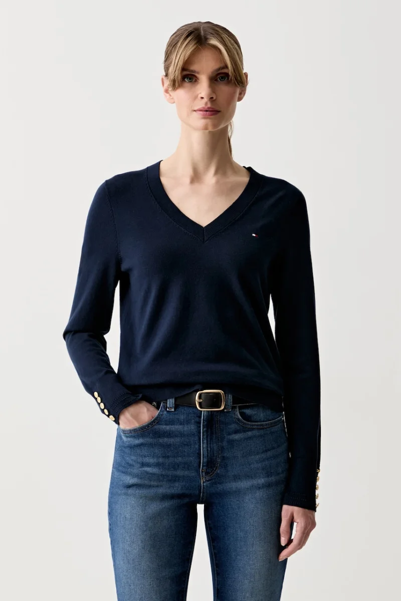 Tommy Hilfiger pulover pentru femei cu bumbac