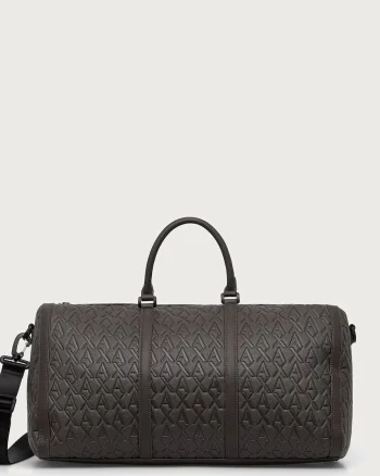 Armani Exchange geantă de călătorie pentru bărbați cu imitație de piele