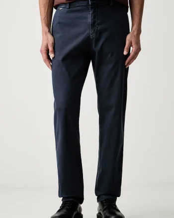 Aeronautica Militare pantaloni chinos pentru bărbați din bumbac cu elastan