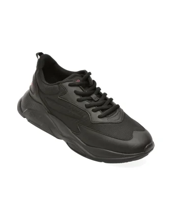 Pantofi sport HUGO negri, 6960, din material textil