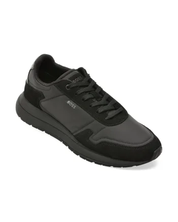 Pantofi sport BOSS negri, 8945, din material textil