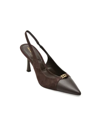 Pantofi eleganti ALDO maro, 14419576, din piele intoarsa