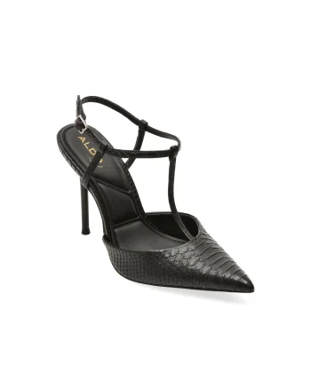 Pantofi eleganti ALDO negri, LEONNIAH 001, din piele ecologica