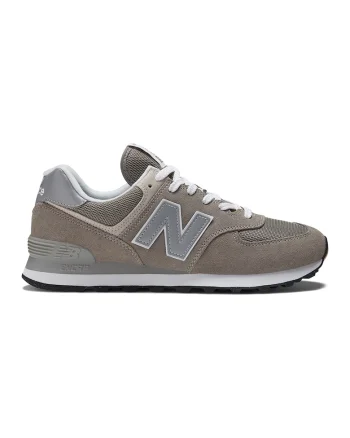 Pantofi sport din piele intoarsa cu garnituri din plasa 574, Maro taupe