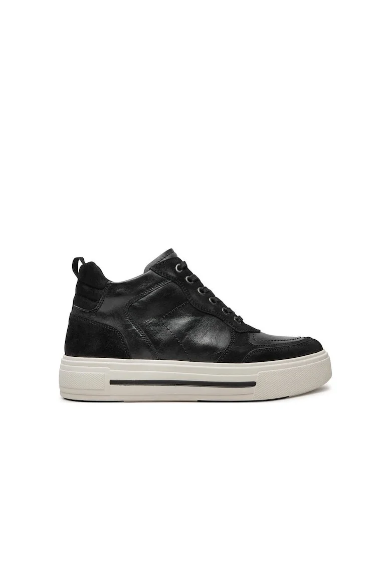 Pantofi sport dama,  304315, Piele naturala, Alb