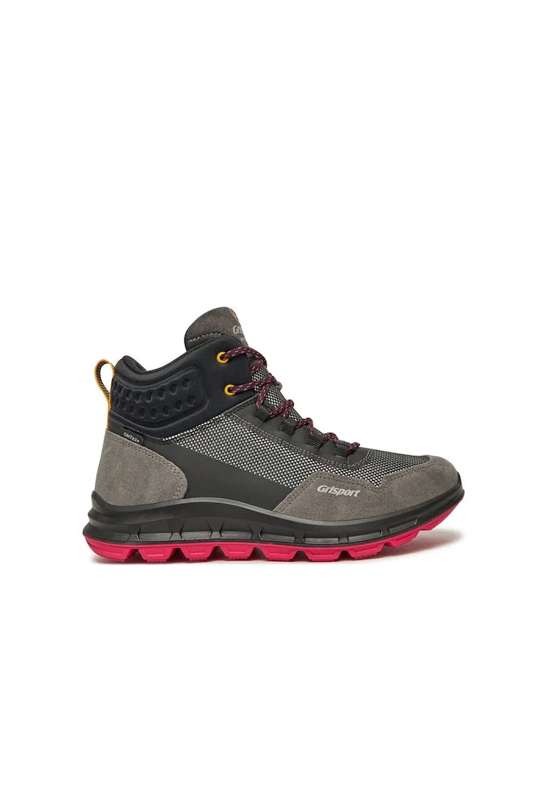 Pantofi sport dama,  10690, Piele naturala, Gri