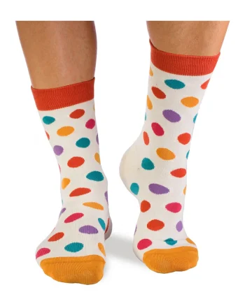 Sosete bambus buline White Clown