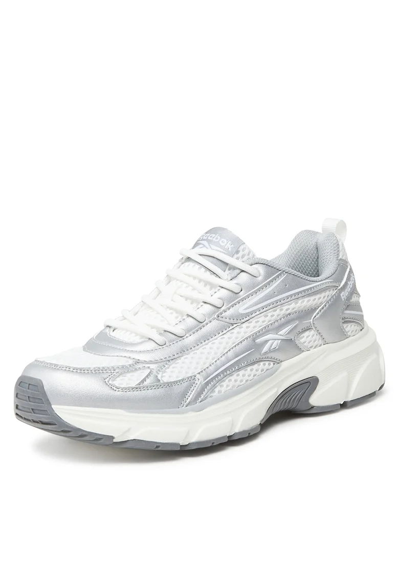 Pantofi sport dama  CEO-H1-139, alb/argintiu, tesatura