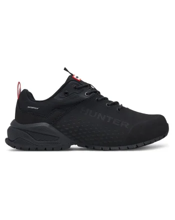 Pantofi barbati  H3-001, trekking, piele naturala, negru