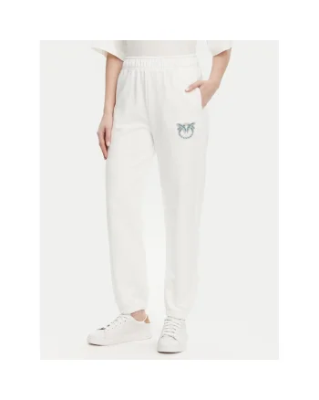 Pantaloni de trening dama  alb