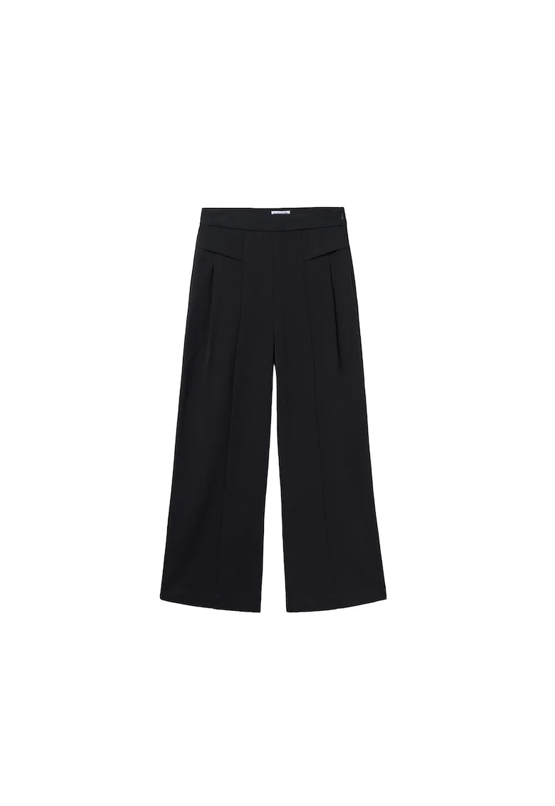 Pantaloni copii  negru, material elastic