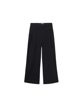 Pantaloni copii  negru, material elastic
