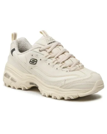 Pantofi sport din piele cu logo D'Lites Fresh Start, Alb, Alb