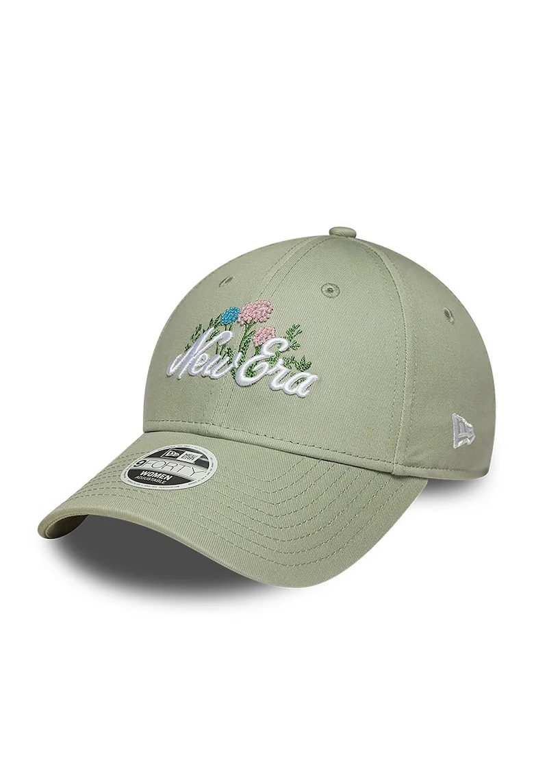 Sapca din bumbac cu broderie 9FORTY, Verde pal